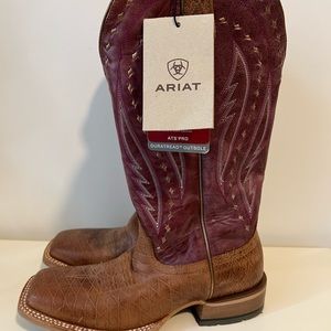 Ariat Lady Callahan Boots Tan/Mulberry